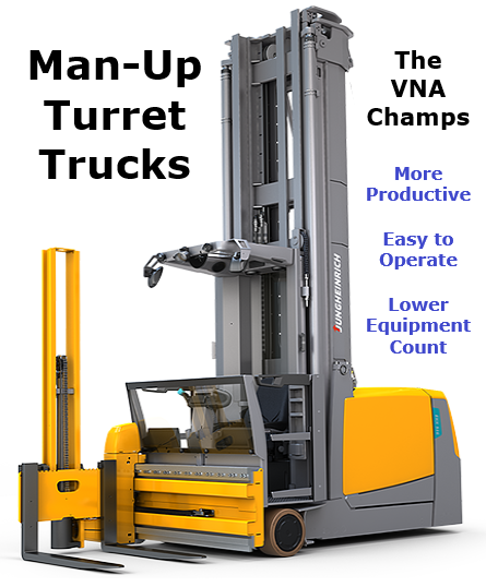 Man-Up Turret Trucks: The VNA Champs