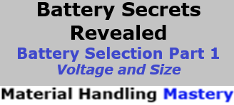 Battery Secrets Revealed: Battery Selection Part 1